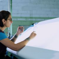 Repasadora sección calidad externa Textil Tapias Global